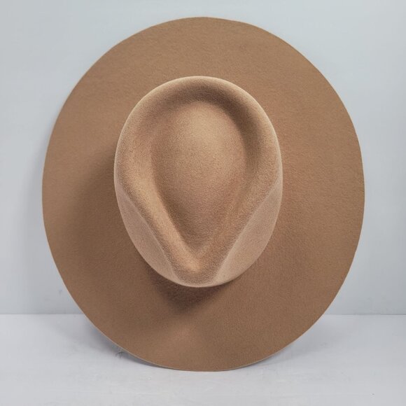 Patina Women's Tan Wool Felt Handcrafted Hat Size Small - Picture 6 of 10